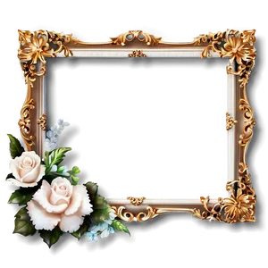 Ornate Wedding Frame Png 06262024 PNG Image