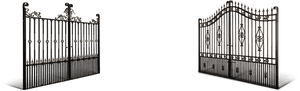 Metal Gate Png - Iron Door Gate Png, Transparent Png PNG with transparent background