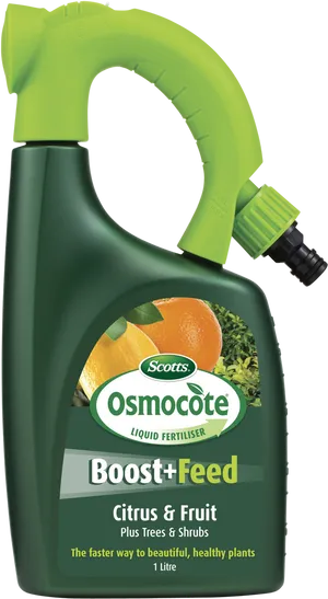 Osmocote Citrus Fruit Liquid Fertilizer Bottle PNG Image