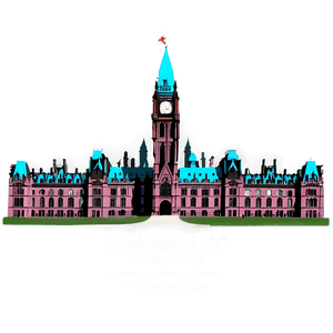 Ottawa Parliament Hill PNG 06202024 PNG image with transparent background
