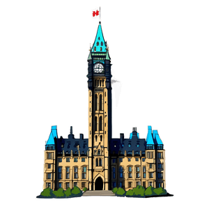 Ottawa Parliament Hill PNG 06202024 PNG image with transparent background