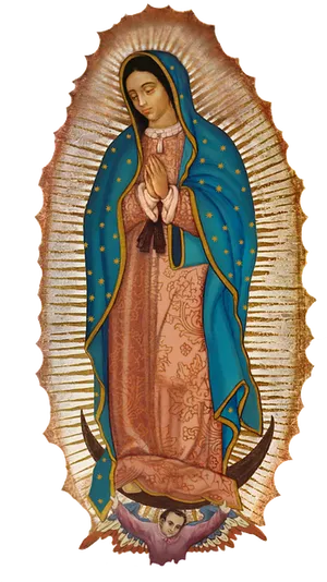 Our Ladyof Guadalupe Icon PNG Image