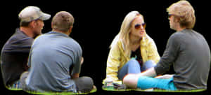 Transparent Clipart Of People Sitting Together, HD Png Download PNG image with transparent background