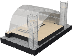 Pontoon Stage, HD Png Download PNG with transparent background