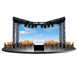 Outdoor Concert Stage View Png 06262024 PNG Image