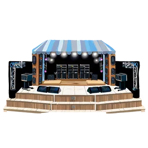 Outdoor Concert Stage View Png Qeo31 PNG Image