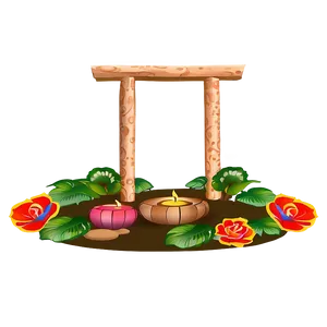 Outdoor Garden Altar Png Pxk PNG Image