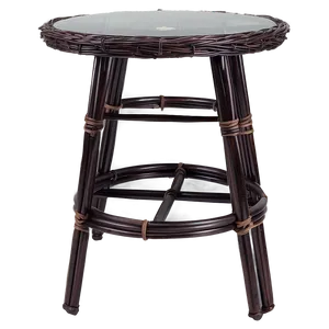 Outdoor Rattan Bar Table Png 06282024 PNG Image