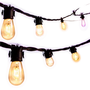 Outdoor String Light Png 12 PNG Image