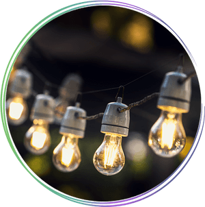 Éclairer , Png Download - Filament Light Bulbs On A String, Transparent Png PNG image with transparent background