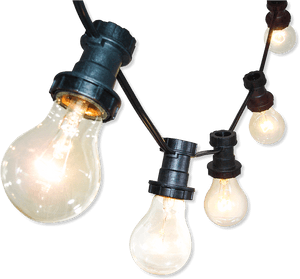 String Light Png - Light Bulbs On Strings Transparent, Png Download PNG image with transparent background
