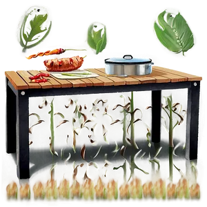 Outdoor Table For Bbq Png 80 PNG Image