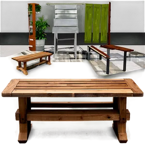 Outdoor Table With Bench Png Cxi PNG Image