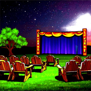 Outdoor Theater Night PNG 34 PNG with transparent background