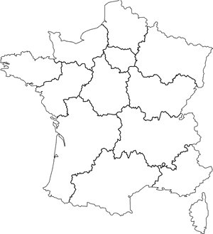 Carte France Png - Carte France Et Région Png, Transparent Png PNG image with transparent background
