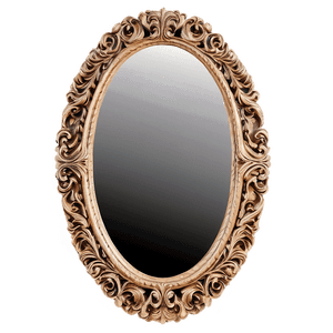 Oval Mirror Frame PNG xga PNG