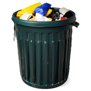 Overflowing Garbage Can PNG 05232024 PNG image with transparent background