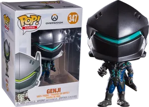 Overwatch Genji Funko Pop Figure347 PNG Image