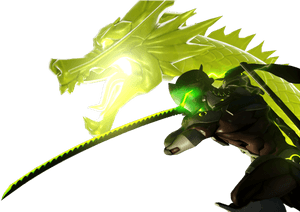 Overwatch Render By Popokupingupop - Overwatch Genji Dragon Png, Transparent Png PNG image with transparent background