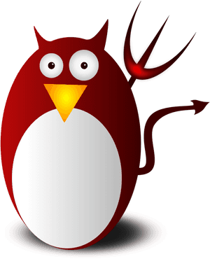 Owl,flightless Bird,beak - Linux Spyware, HD Png Download PNG image with transparent background