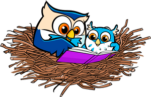 Nest Clipart Nest Outline - Owl In Nest Clip Art, HD Png Download PNG with transparent background