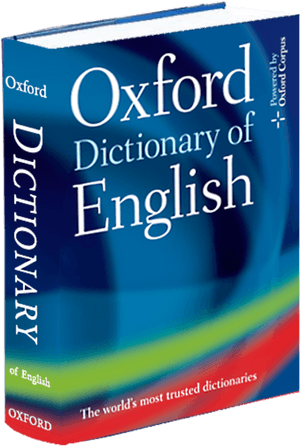 Oxford English Dictionary Cover PNG image with transparent background
