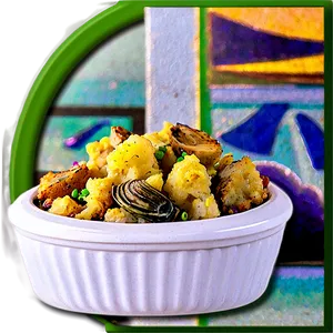 Oyster And Cornbread Stuffing Png Yex PNG Image