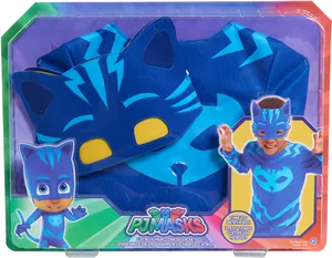 P J Masks Catboy Costume Set Packaging PNG Image