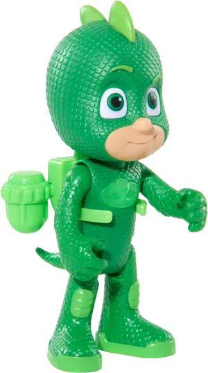 P J Masks Gekko Action Figure PNG Image