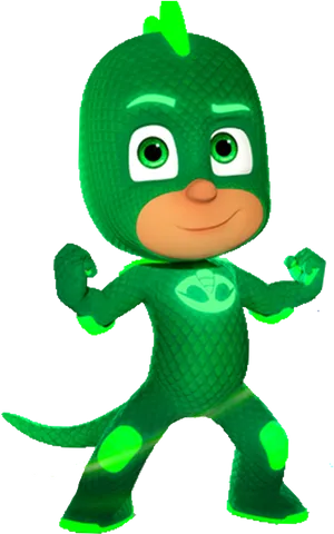 P J Masks Gekko Character Pose PNG Image