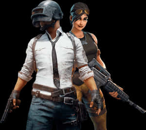 P U B G Characters Readyfor Battle PNG image with transparent background