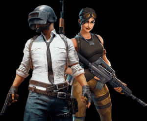 P U B G_ Characters_ Ready_for_ Battle PNG image with transparent background