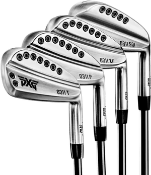 P X G Golf Clubs Collection PNG Image