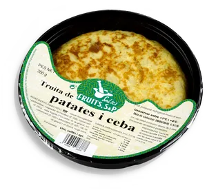 Packaged Spanish Omelette Product PNG Image