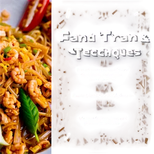 Pad Thai Cooking Techniques Png Alo71 PNG Image