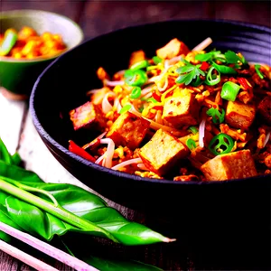 Pad Thai With Crispy Tofu Png 77 PNG Image