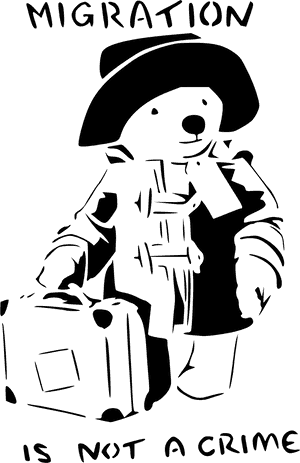 Paddington Migration Is Not A Crime, HD Png Download PNG image with transparent background