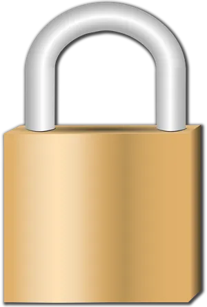 Padlock Clipart Graphic PNG Image