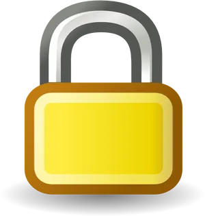 Padlock Security Icon PNG Image