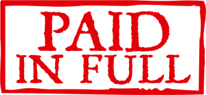 Paid In Full Stamp PNG Image