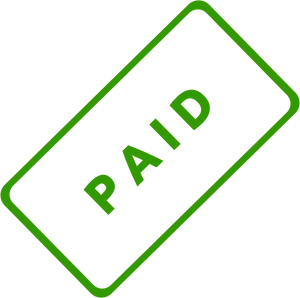 Paid Stamp Graphic PNG Image