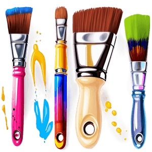 Paint Brush for Kids PNG ikt10 PNG