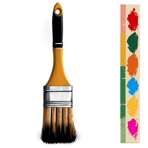 Paint Brush Silhouette PNG 05042024 PNG