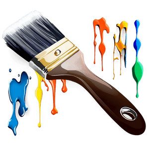 Paint Brush Splash PNG bwq PNG