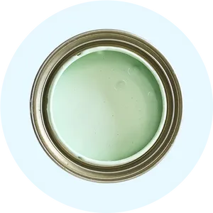 Paint Can Top View PNG Image