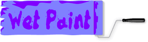 Wet Paint Sign Clip Arts - Wet Paint Sign, HD Png Download PNG