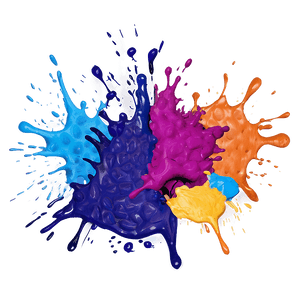 Paint Splash Artwork PNG nvb83 PNG