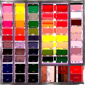 Paint Swatch Collection Png 57 PNG Image