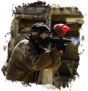 Paintball_ Player_in_ Action.png PNG Image