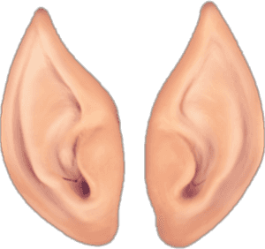 Elf Ears Png, Transparent Png PNG with transparent background